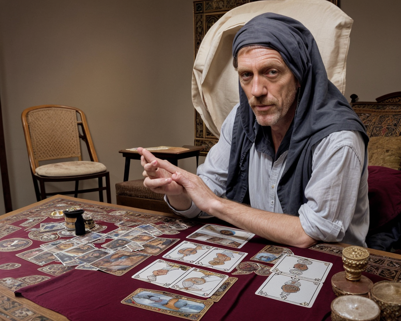 Doctor House combinat cu ghicitoarea de la bâlci.