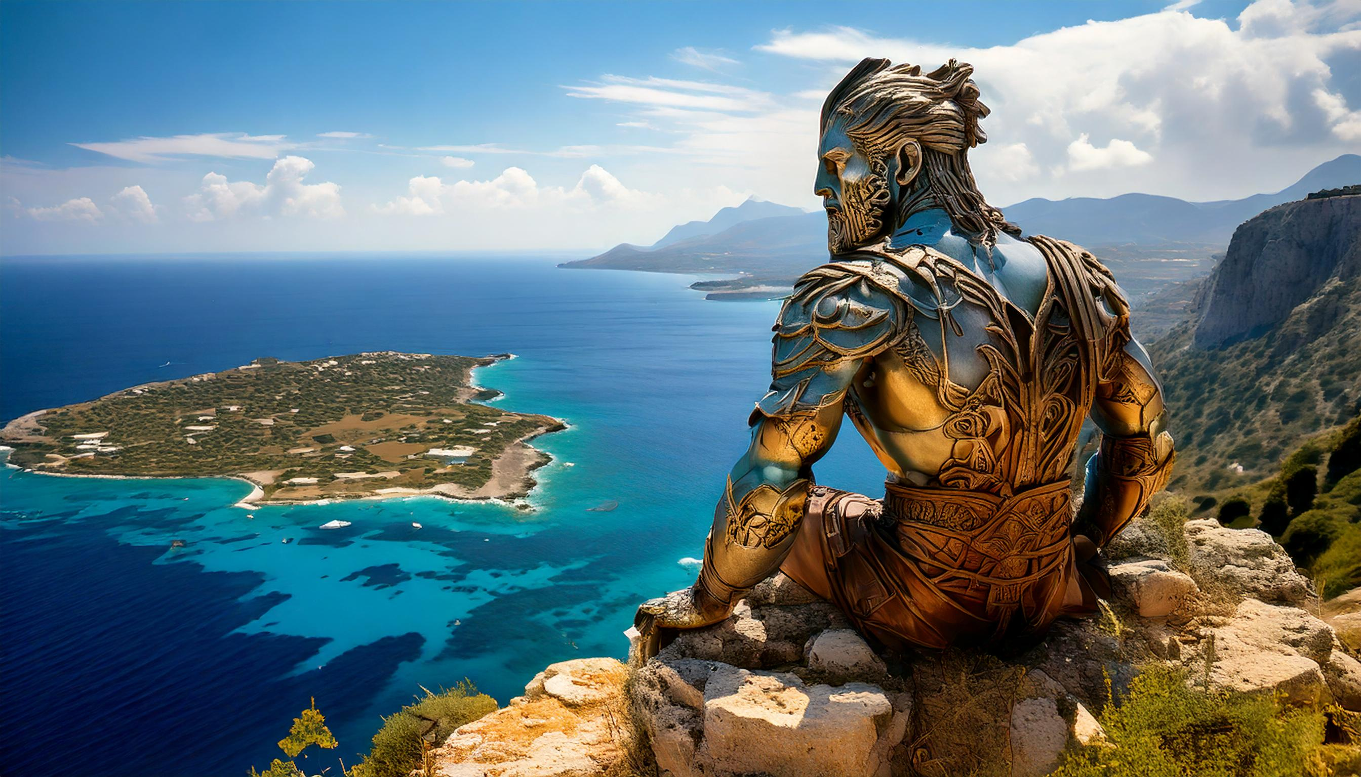 Talos reprezentat de Adobe Firefly.