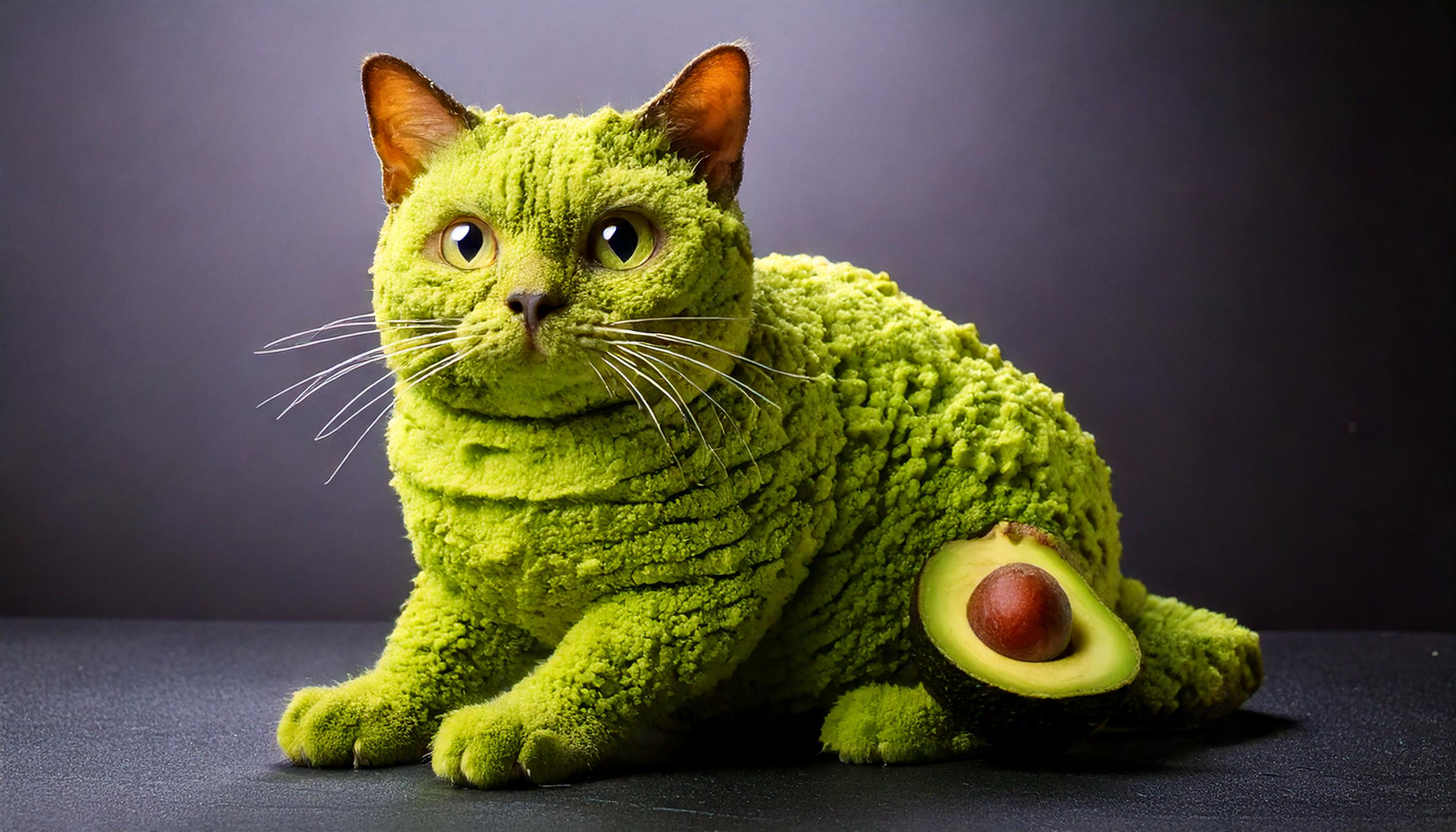 Hola, como estas? Yo soy el gato guacamole.
